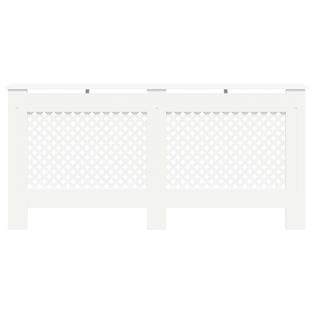 Radiatordeksler 2 stk hvit 172x19x81,5 cm MDF vidaXL