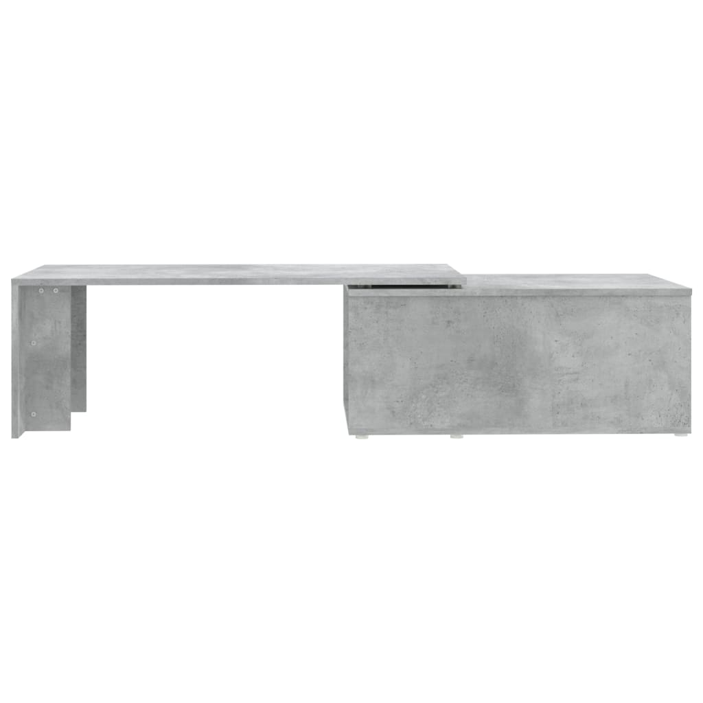 Salongbord betonggrå 150x50x35 cm konstruert tre