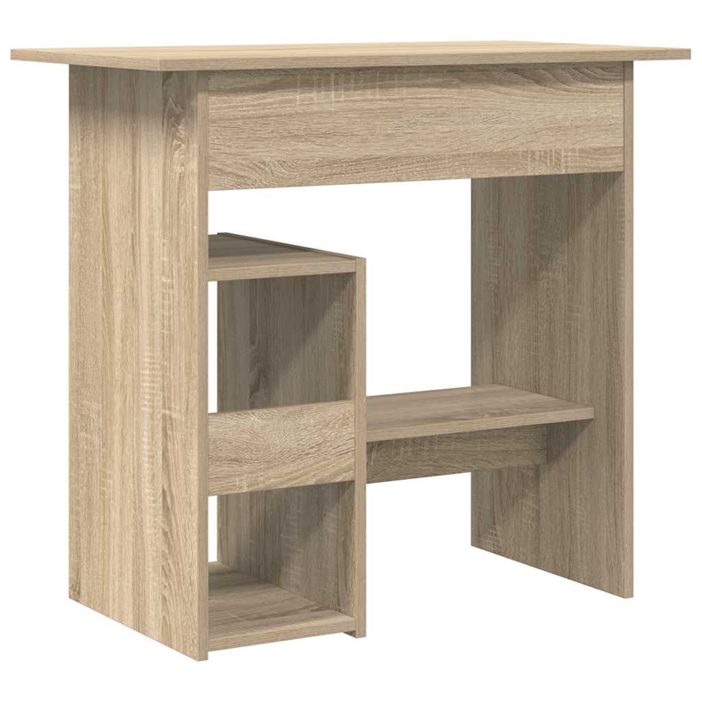 Skrivebord sonoma eik 80x45x74 cm konstruert tre vidaXL