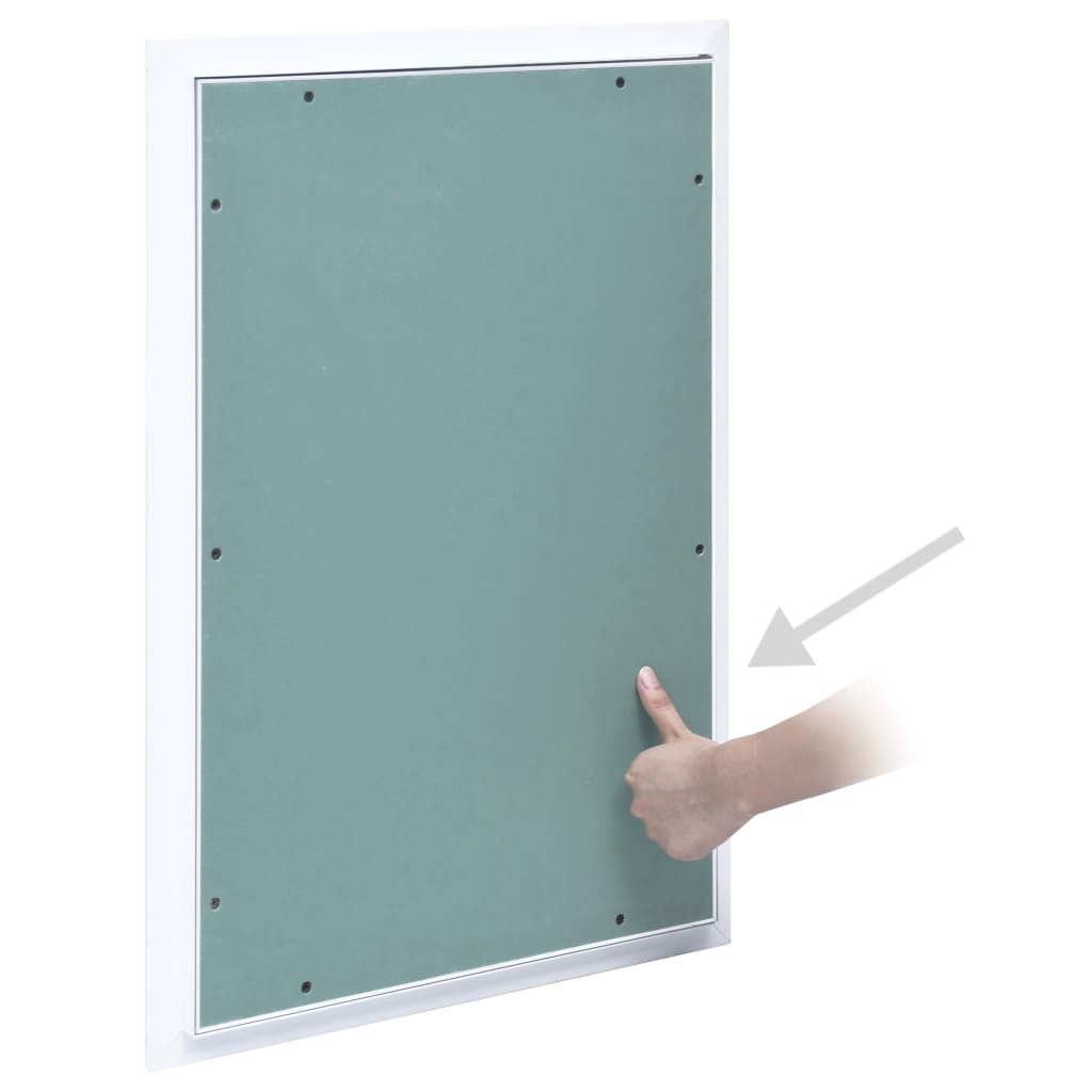 Inspeksjonsluke med aluminiumsramme og gipsplate 300x600 mm