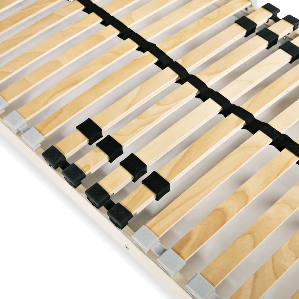 Spilebaser 2 stk med 28 lameller 7 soner 90x200 cm vidaXL