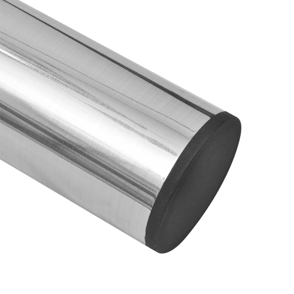 Teleskopiske bordben 4 stk rustfritt stål 710 mm-1100 mm