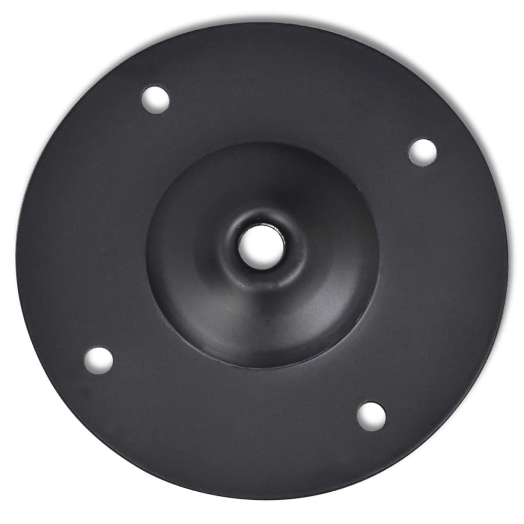 Teleskopiske bordben 4 stk svart 710 mm-1100 mm