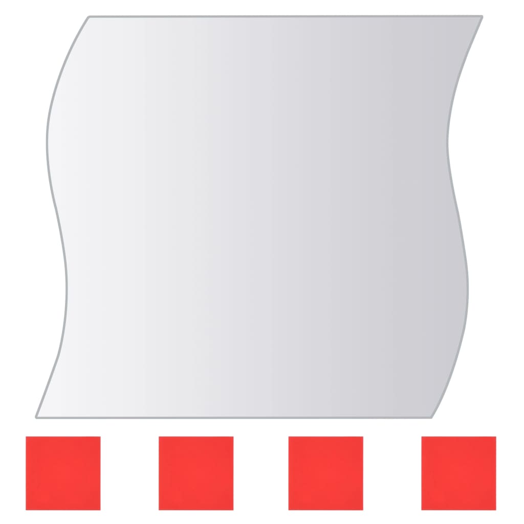 Speilfliser 16 stk flerformet glass