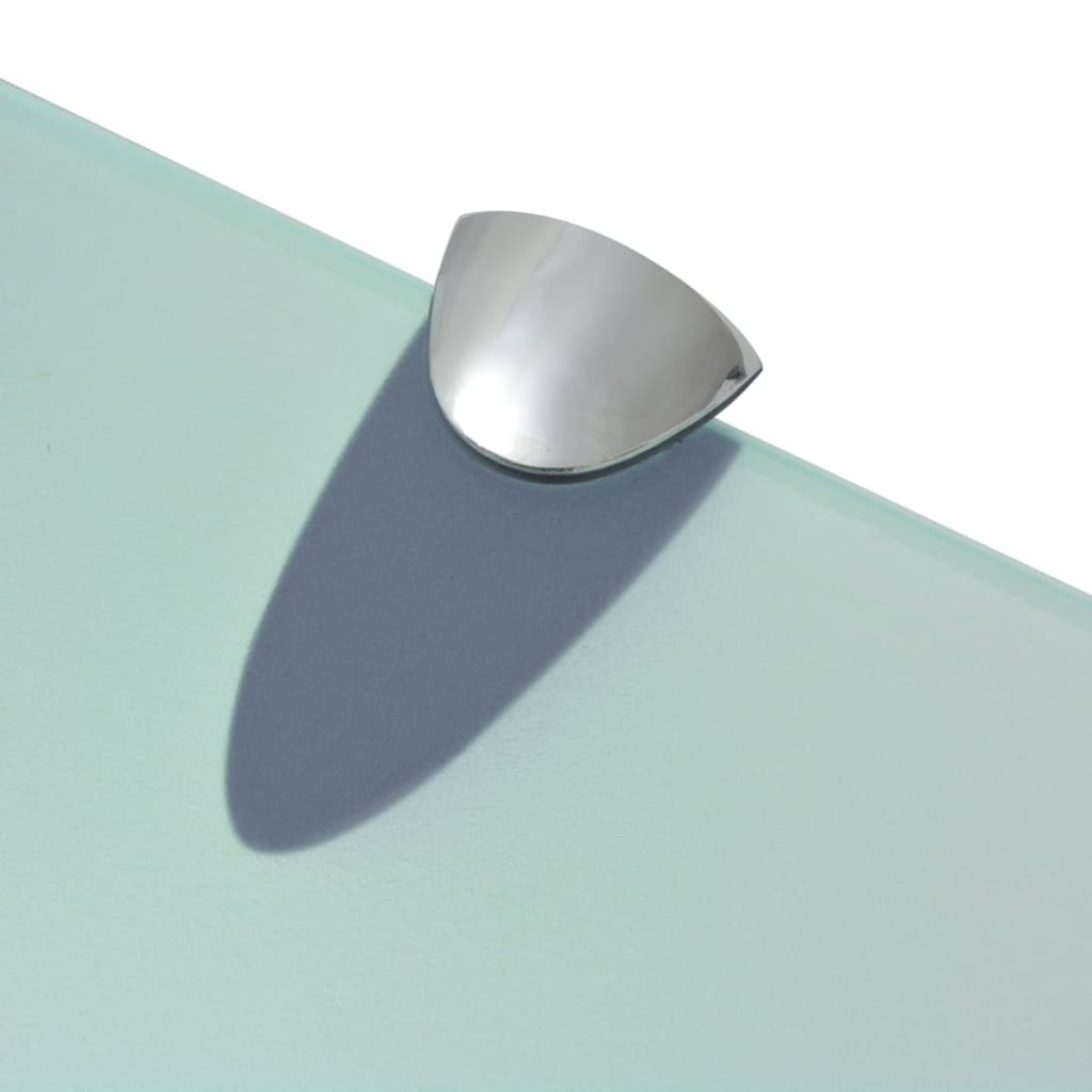 Flytende hyller 2 stk glass 90x10 cm 8 mm