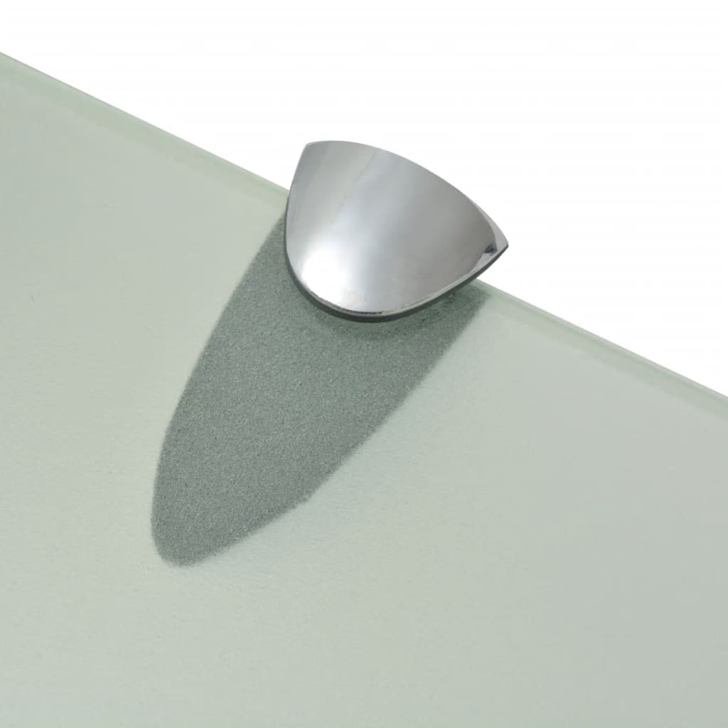 Flytende hyller 2 stk glass 90x10 cm 8 mm