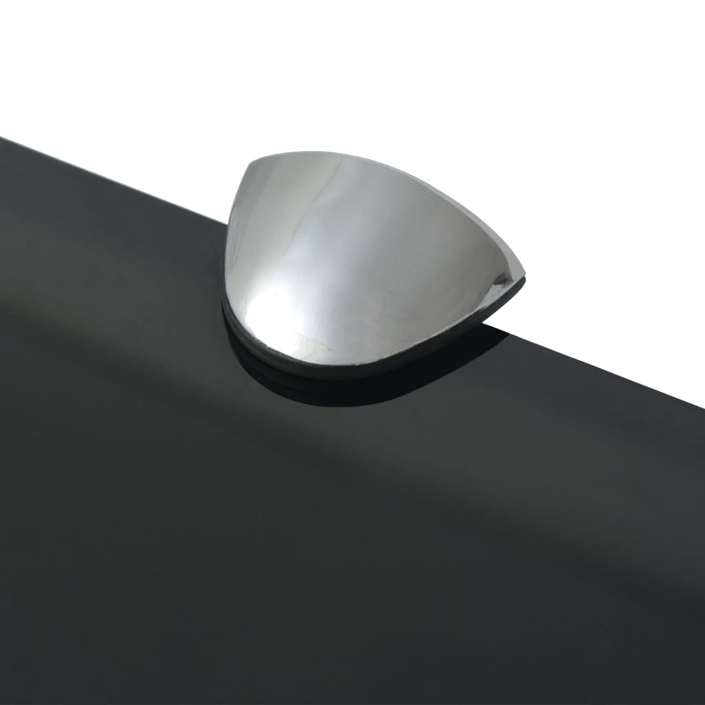 Flytende hyller 2 stk glass 90x20 cm 8 mm