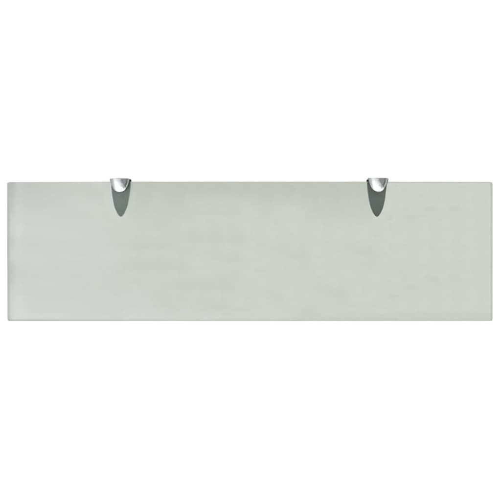 Flytende hyller 2 stk glass 70x20 cm 8 mm