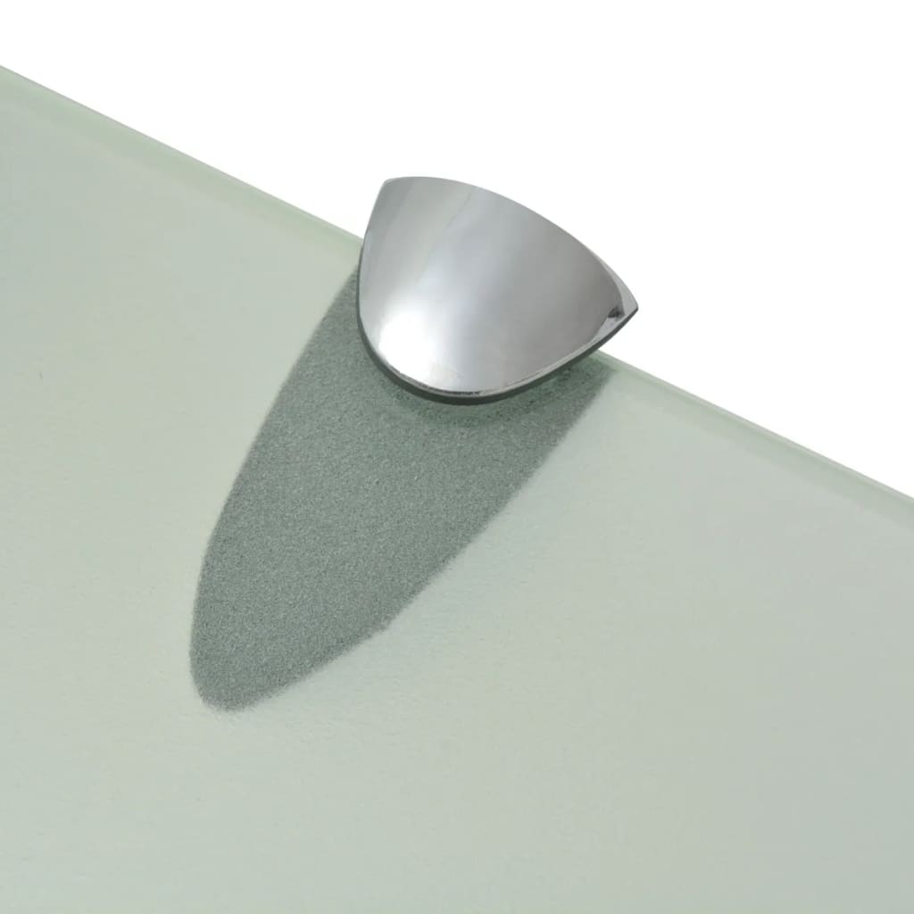 Flytende hyller 2 stk glass 70x20 cm 8 mm