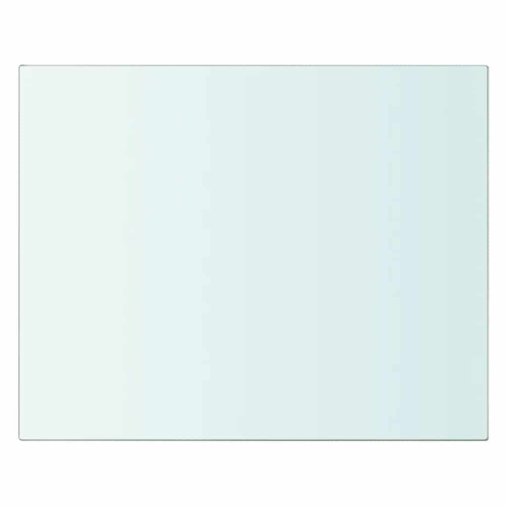 Hyllepaneler 2 stk klart glass 20x20 cm vidaXL