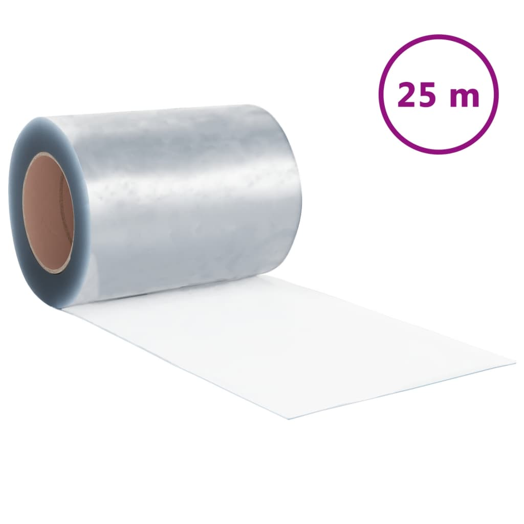 Strimmelgardin PVC rull 2,6 mm x 300 mm 25 m vidaXL