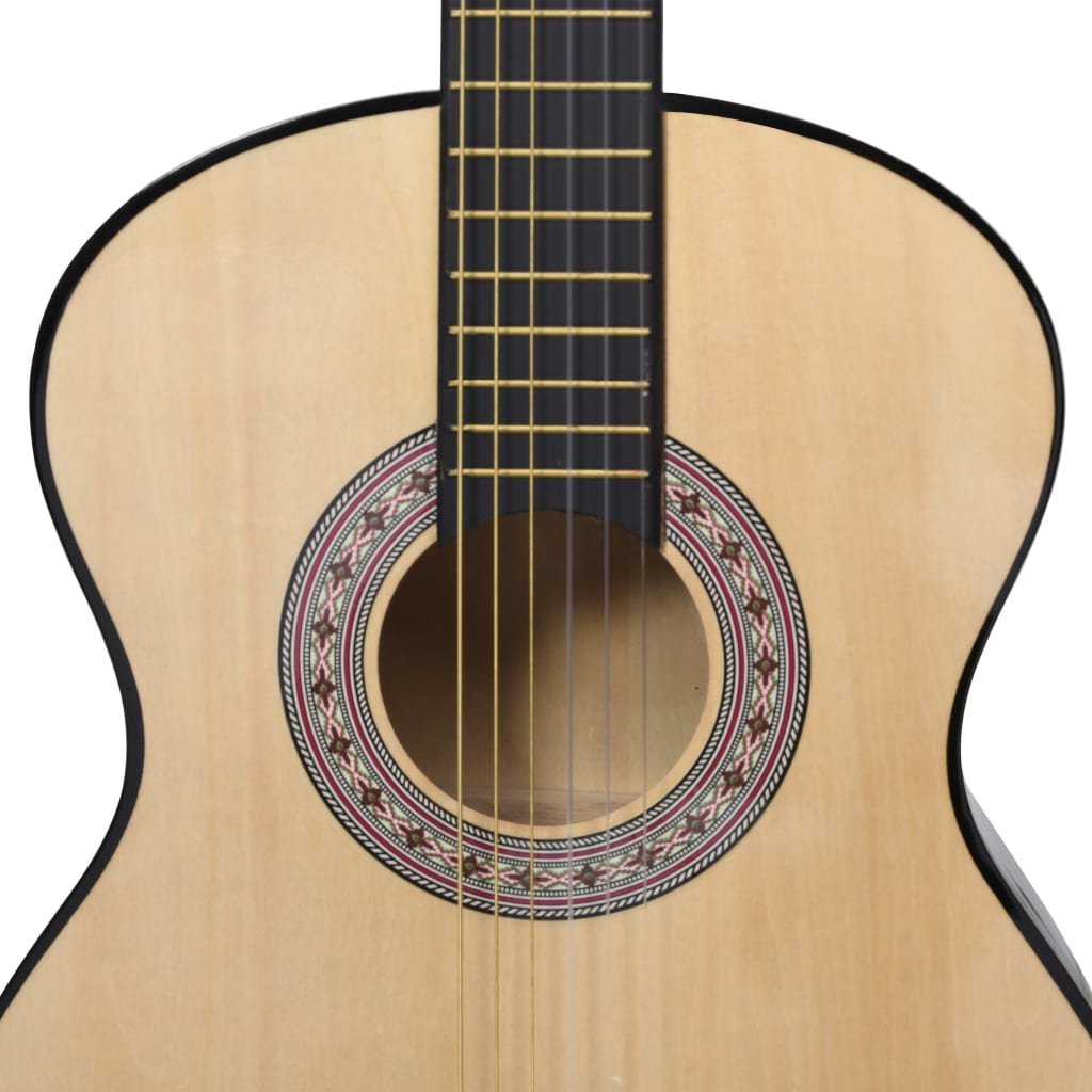 Klassisk gitar for nybegynnere 4/4 39" lind
