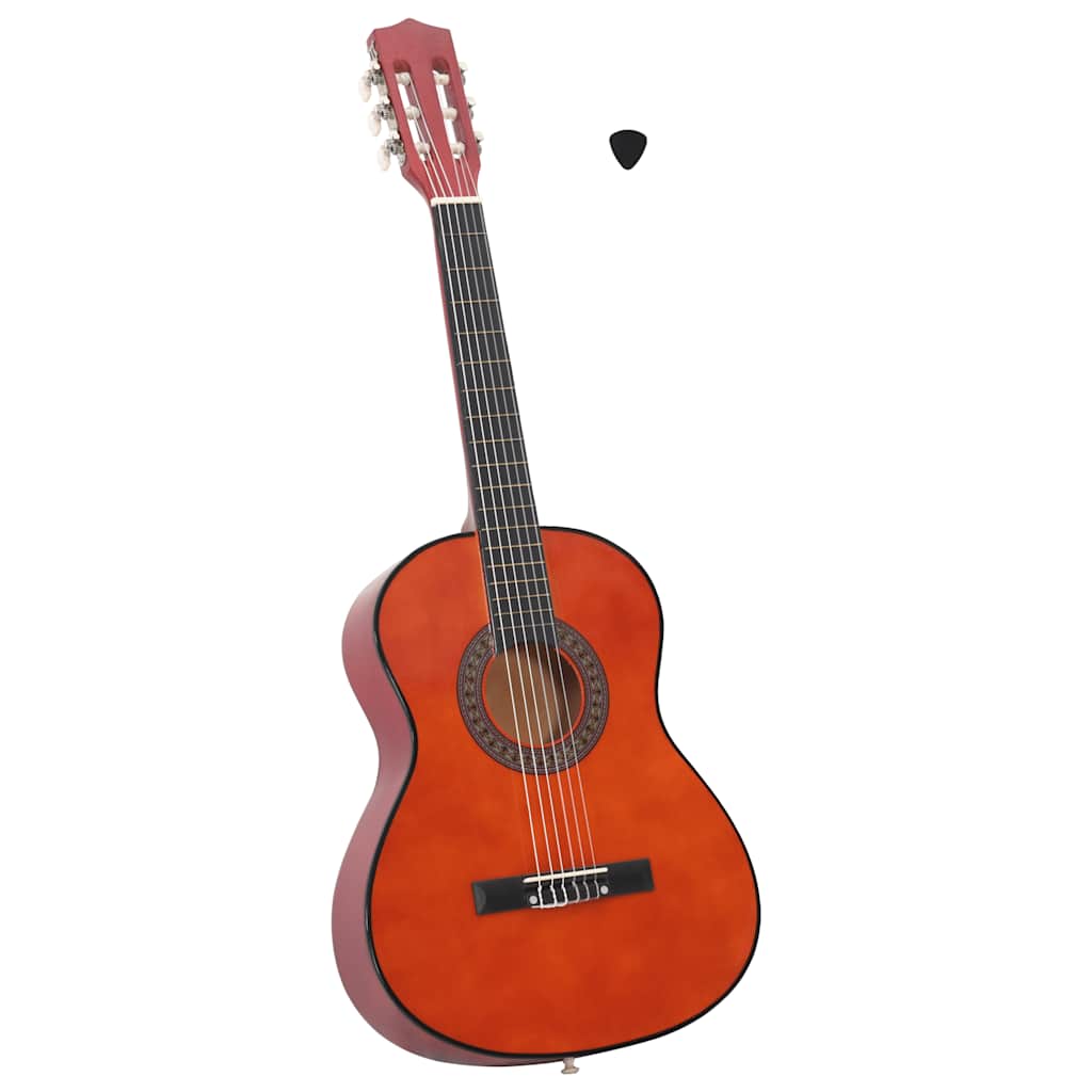 Klassisk gitar for nybegynnere og barn 3/4 36" lind