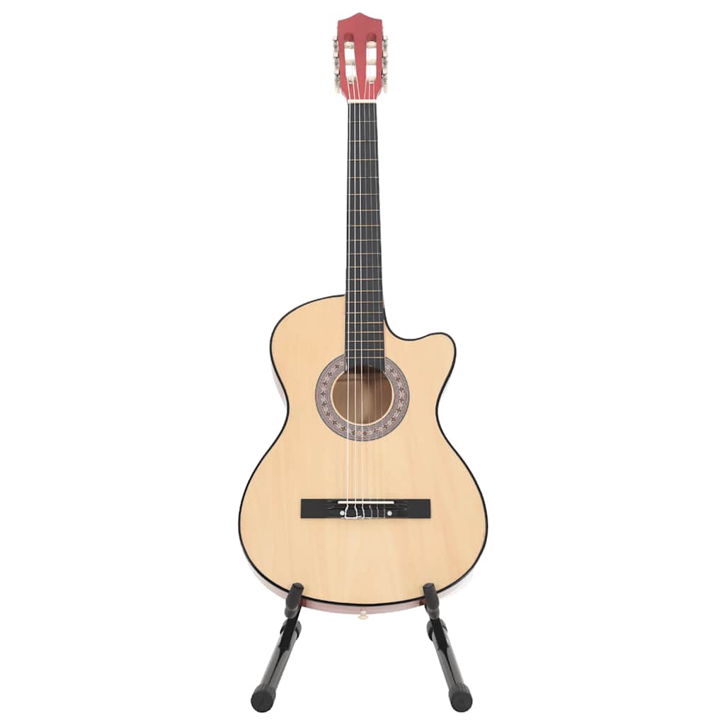 Western akustisk cutaway gitarsett 12 deler med 6 strenger 38"