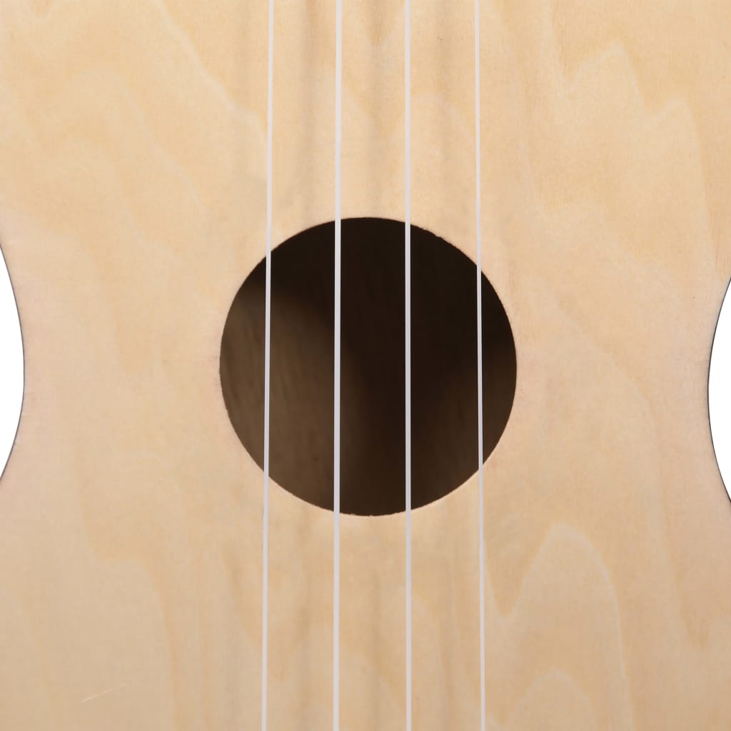 Sopran-ukulele sett med veske for barn lyst tre 23"