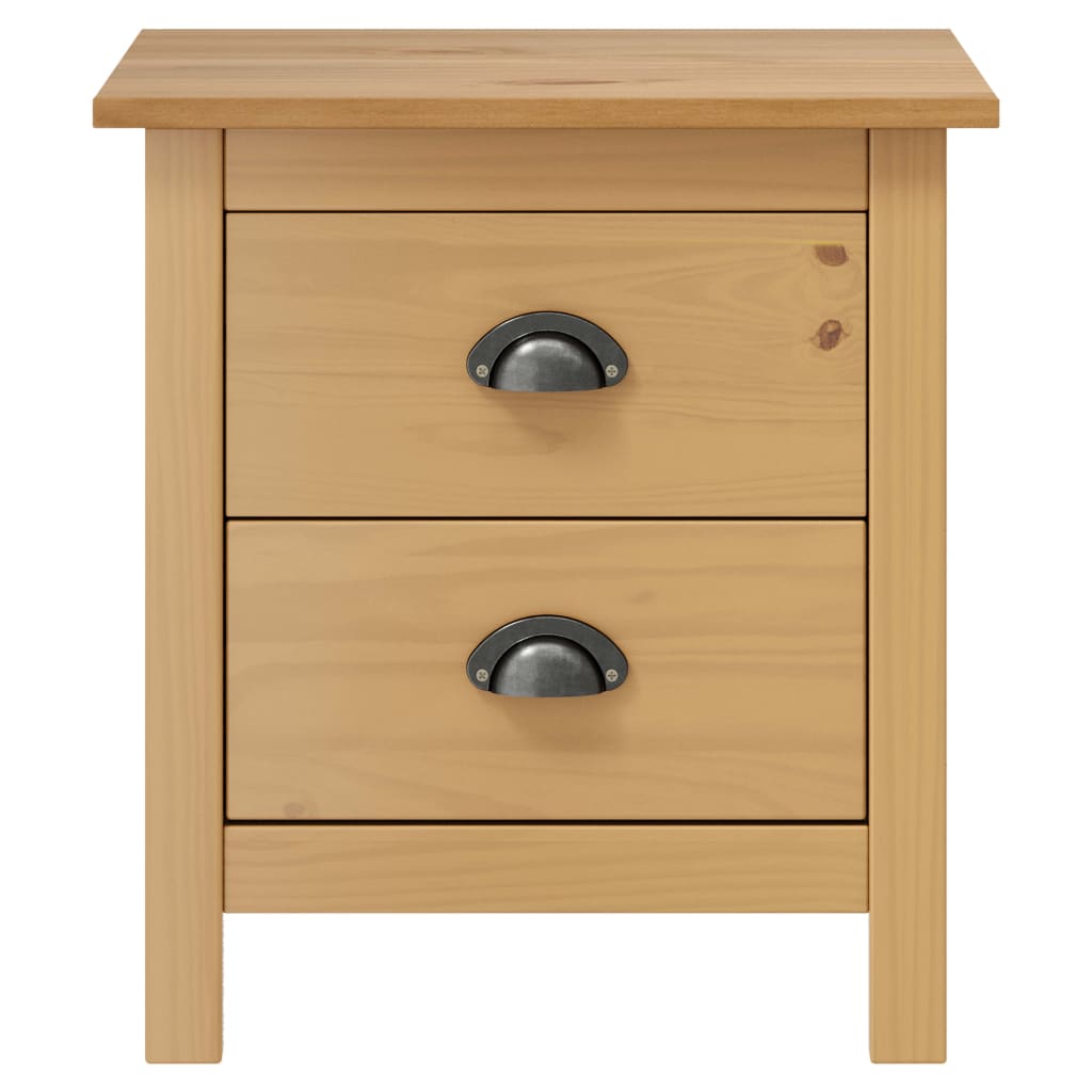 Nattbord Hill 2 stk 46x35x49,5 cm heltre furu