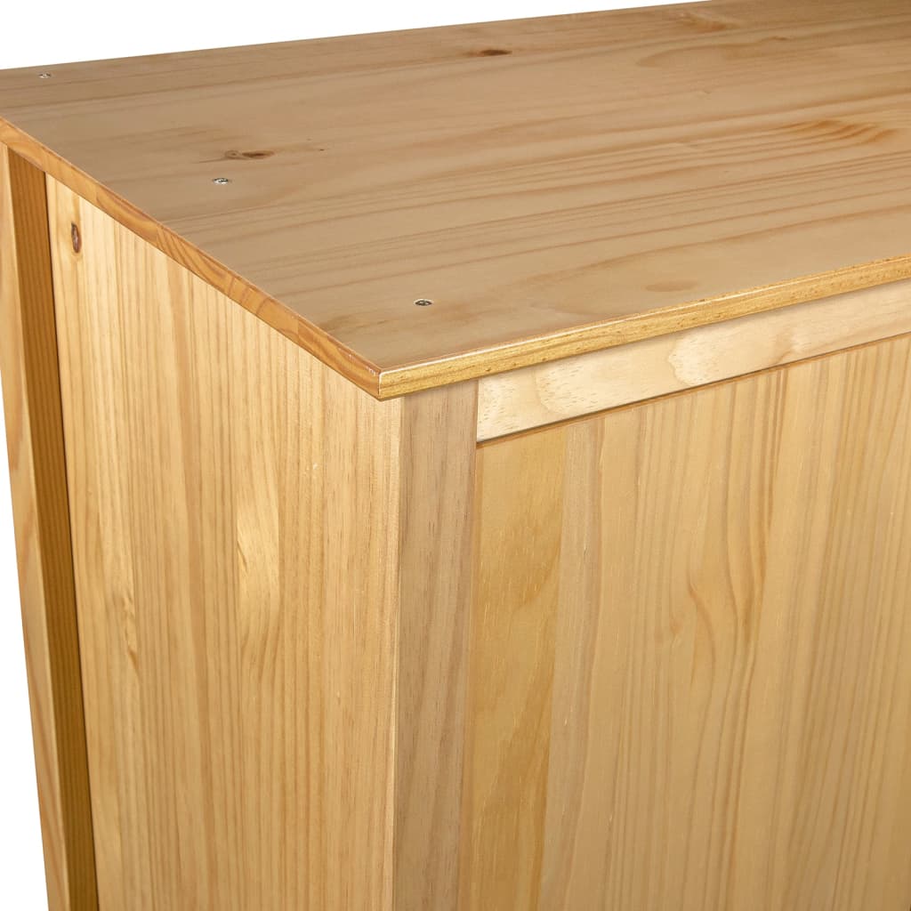 Garderobeskap 2 dører Hill 89x50x170 cm heltre furu