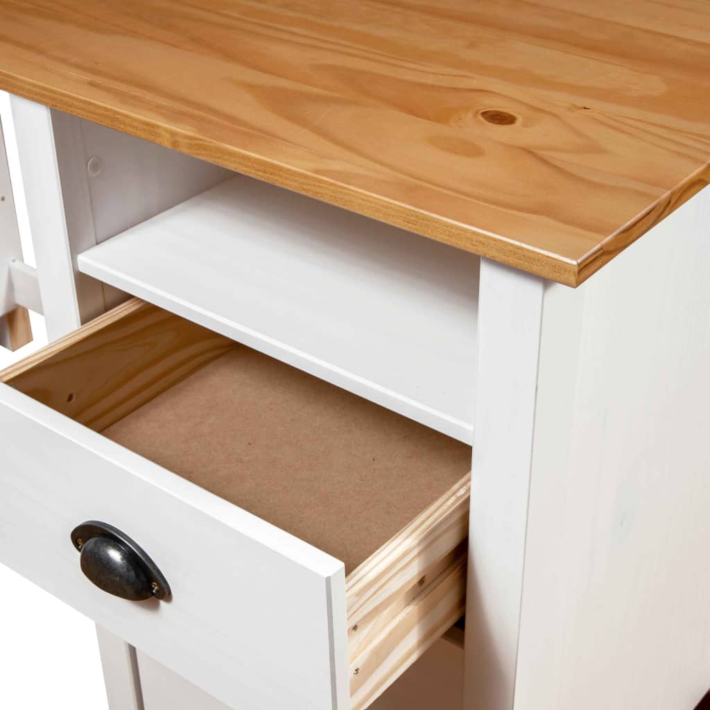 Skrivebord Hill med 3 skuffer 120x50x74 cm heltre furu