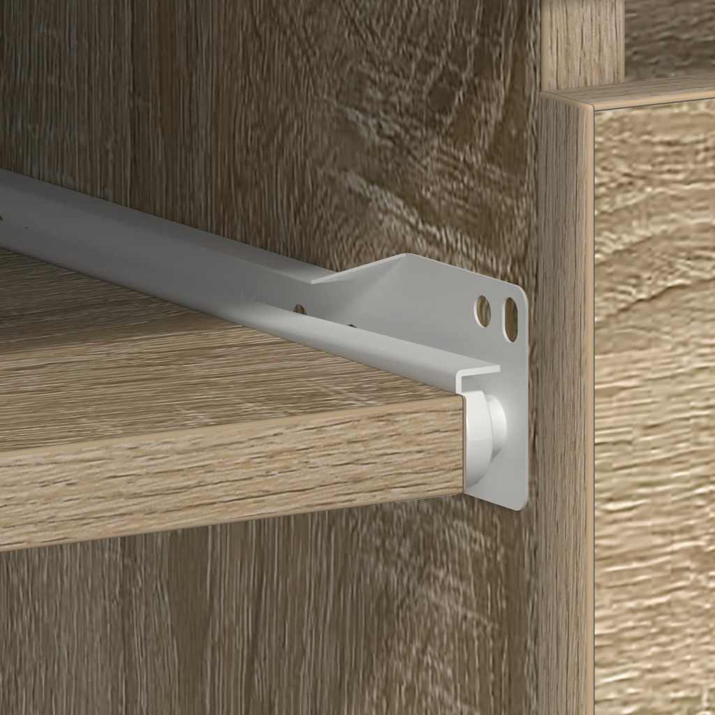 Skrivebord sonoma eik 90x45x76 cm konstruert tre vidaXL