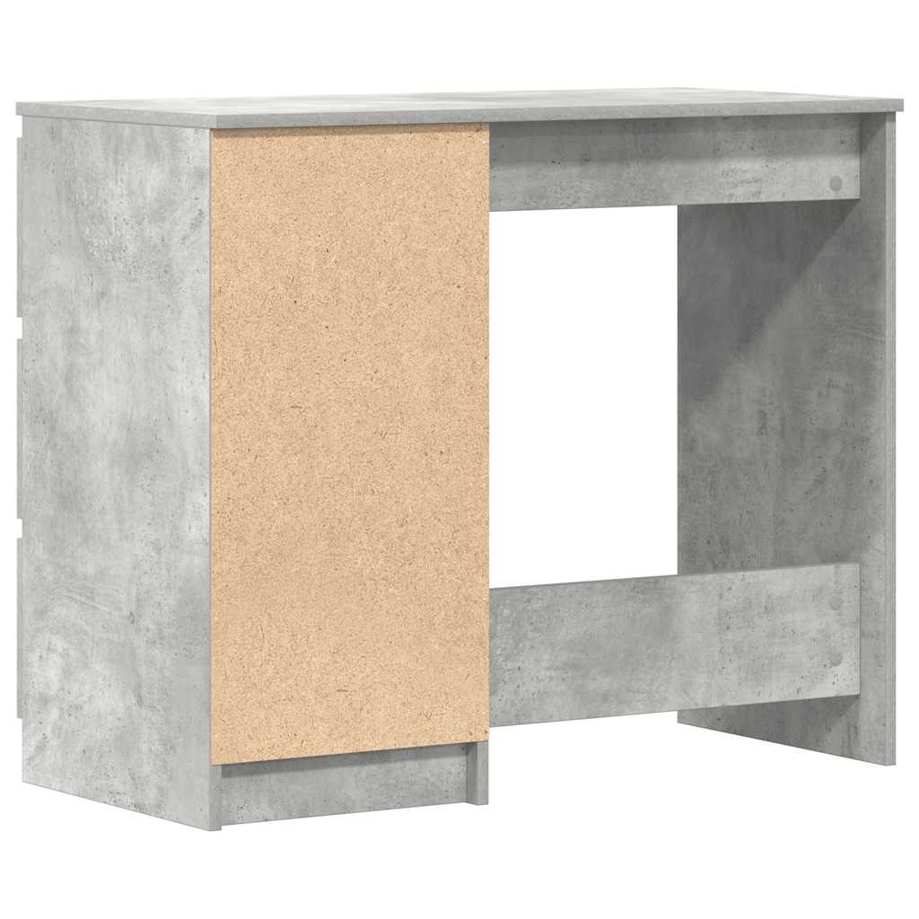 Skrivebord betonggrå 90x45x76 cm konstruert tre vidaXL