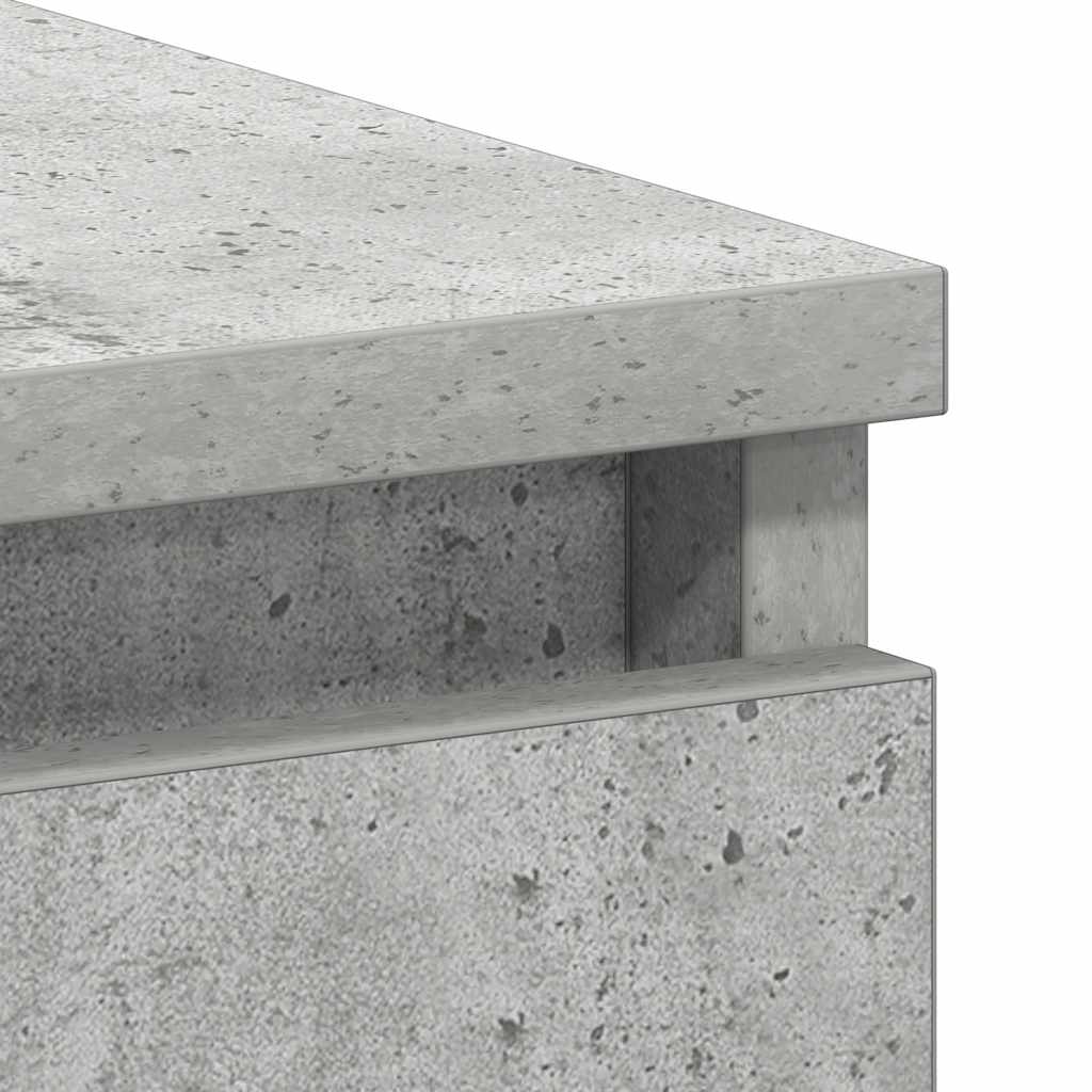 Skrivebord betonggrå 90x45x76 cm konstruert tre vidaXL
