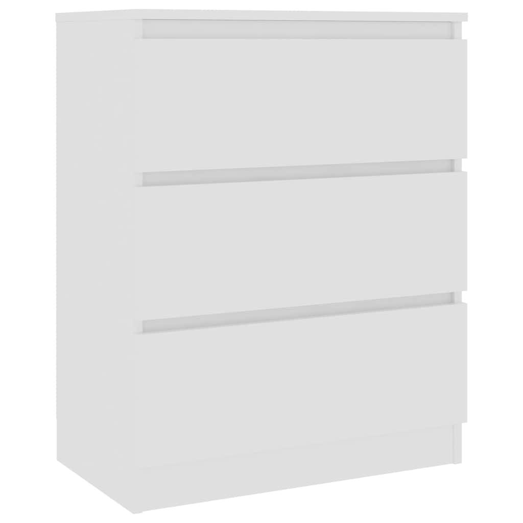 Skjenk hvit 60x35x76 cm konstruert tre vidaXL