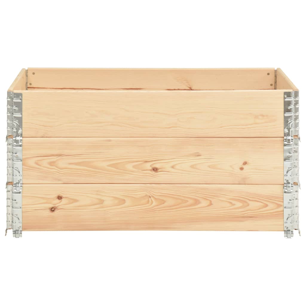 Pallekarmer 3 stk 80x120 cm heltre furu