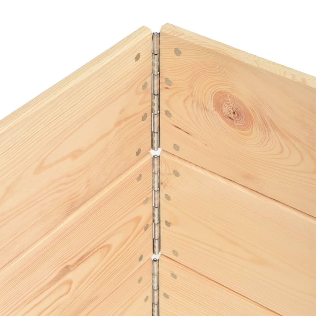 Pallekarmer 3 stk 80x120 cm heltre furu