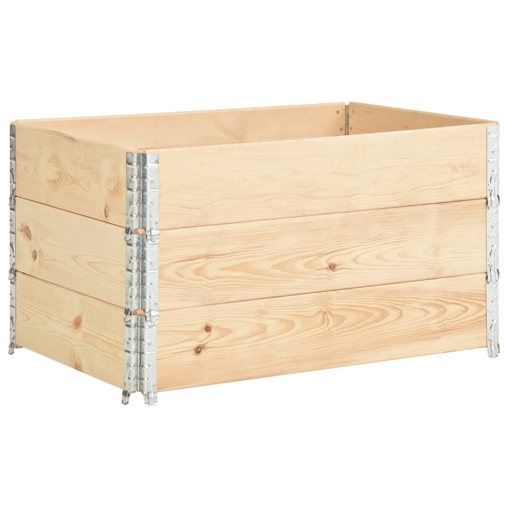 Pallekarmer 3 stk 50x100 cm heltre furu
