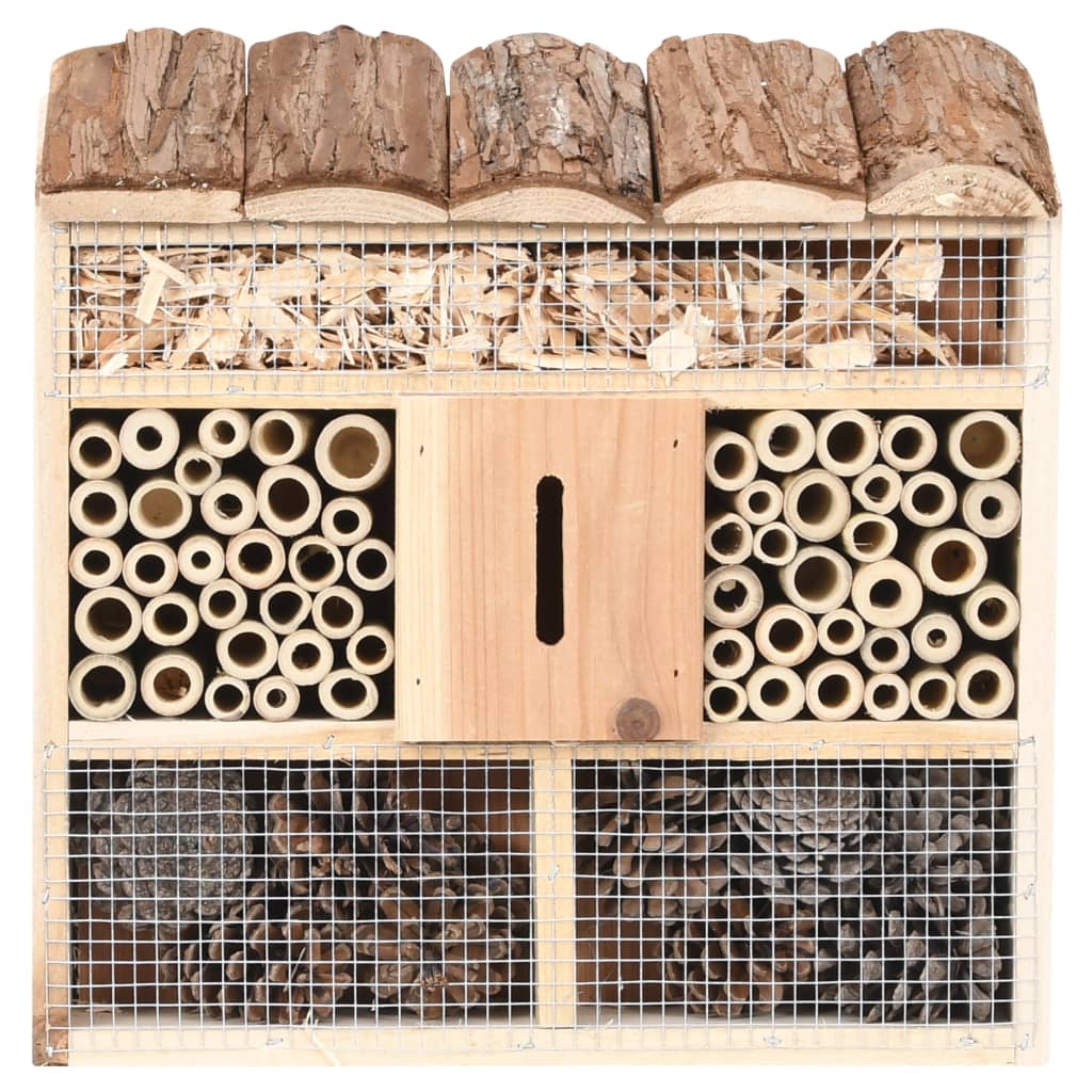 Insekthotell 30x10x30 cm gran vidaXL