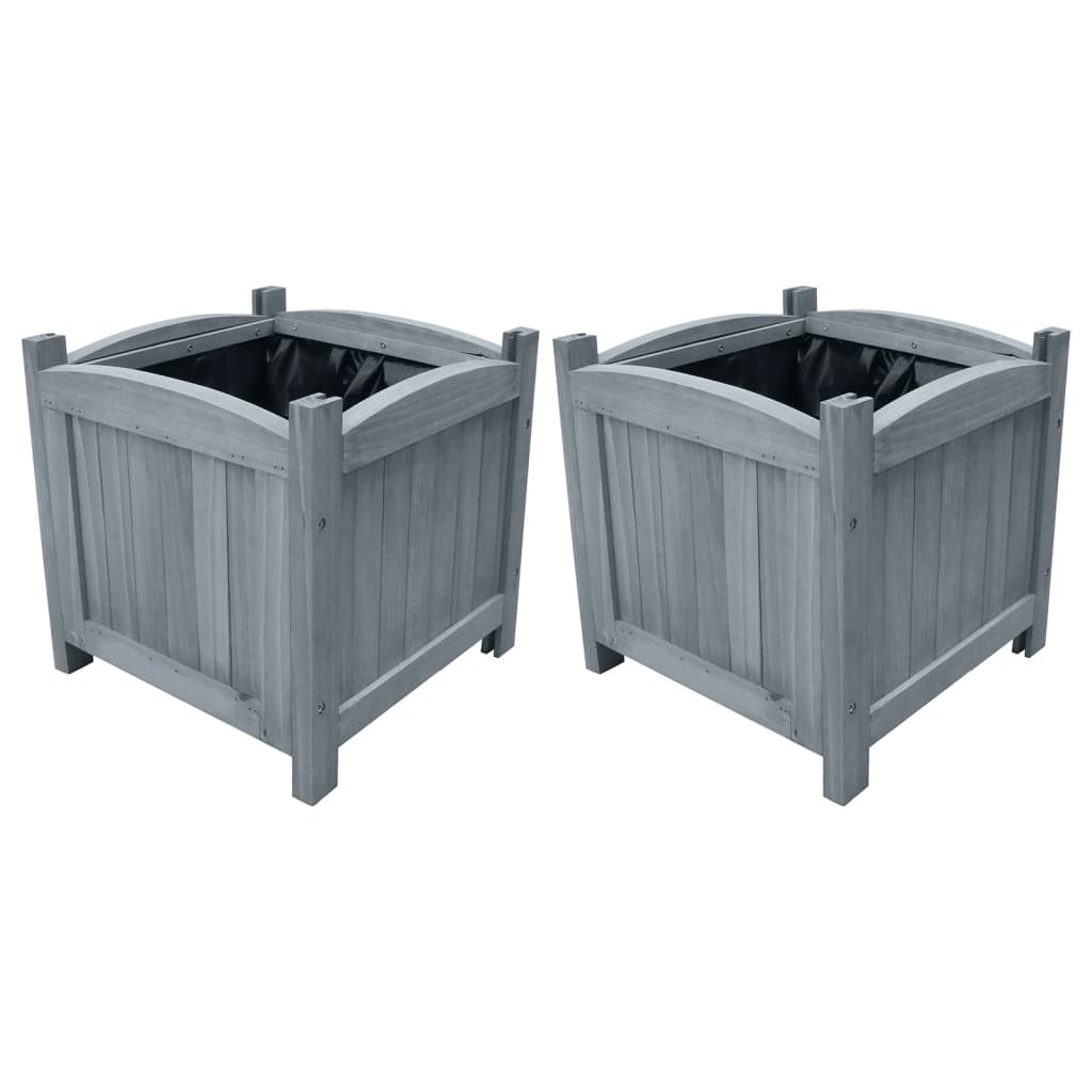 Høybed 2 stk 30x30x30 cm heltre gran