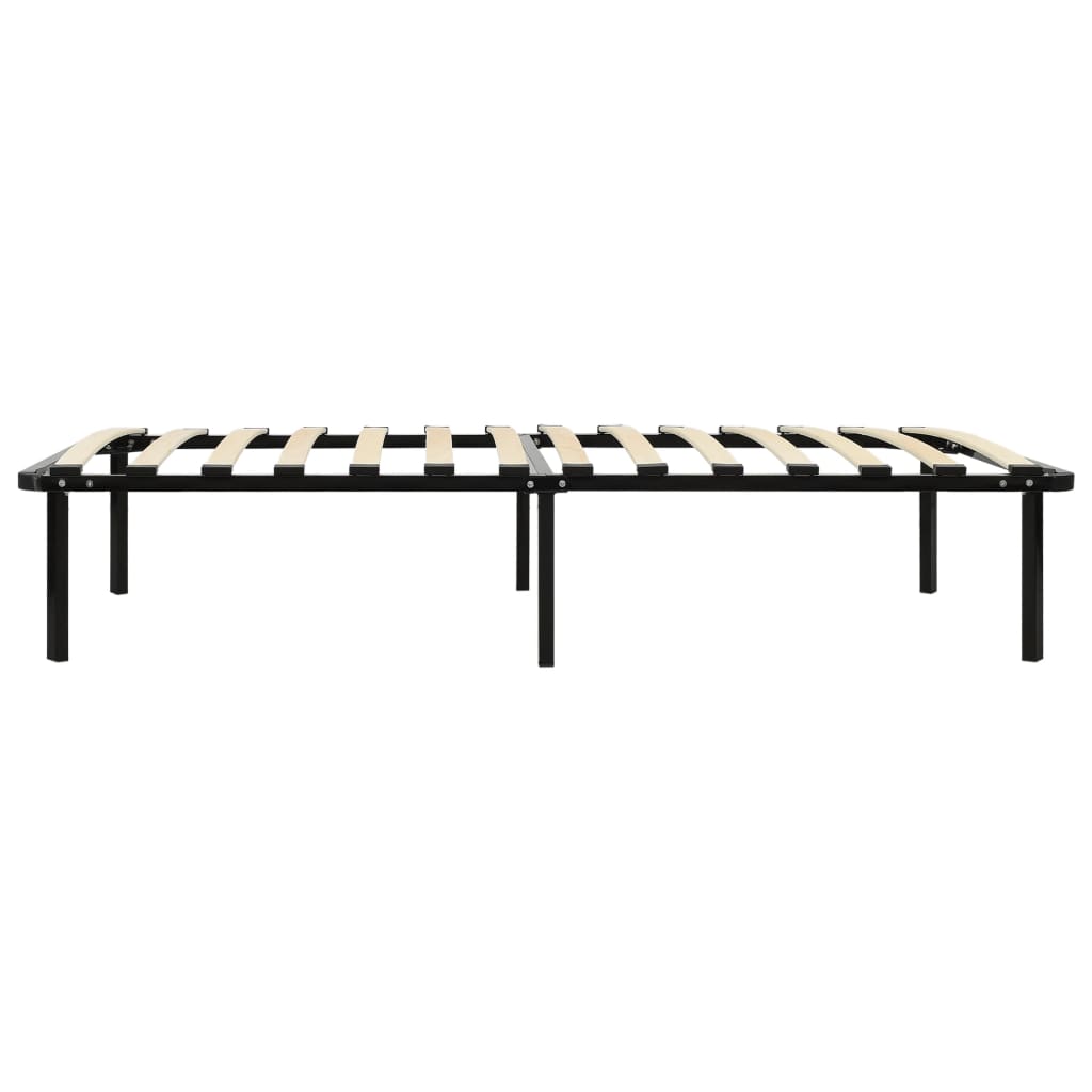 Sengeramme svart metall 100x200 cm