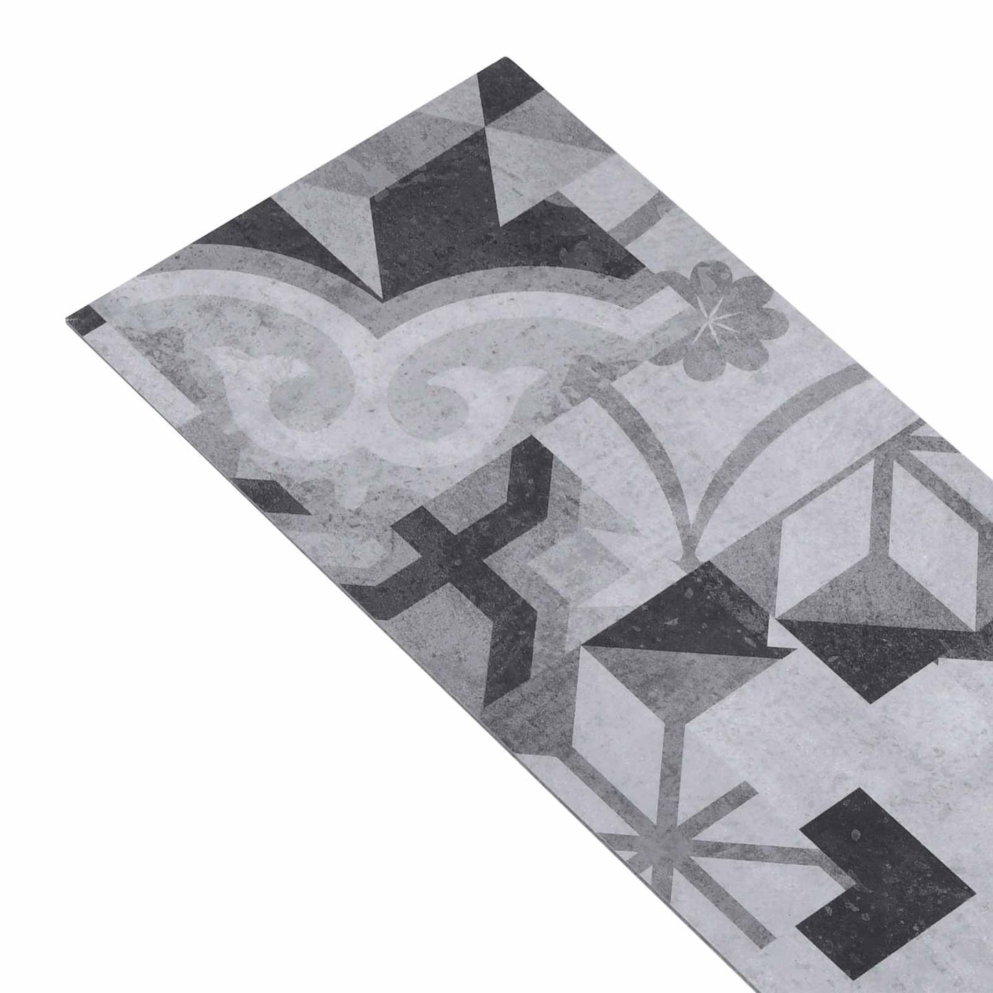 Gulvplanker 5,02 m² 36 pcs PVC Grått mønster