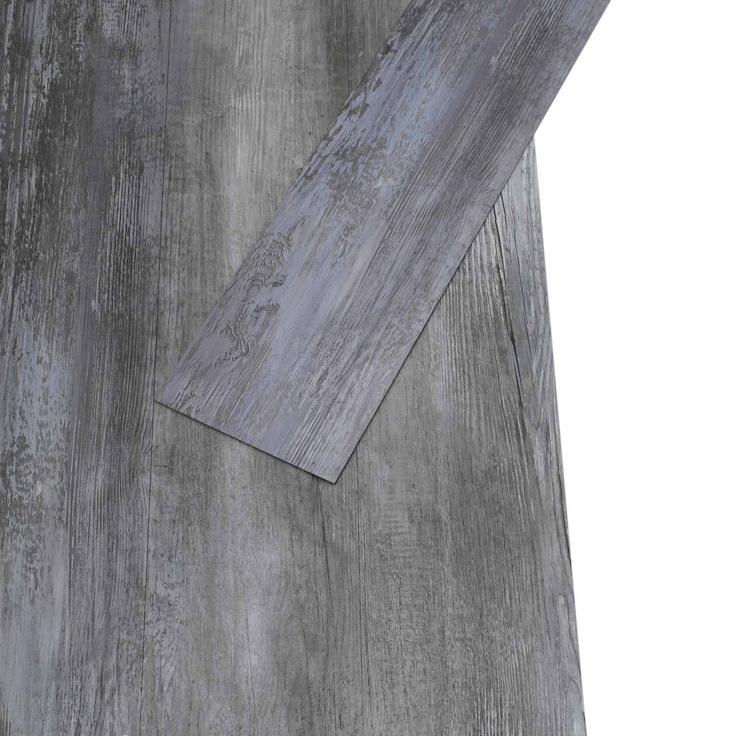 Gulvplanker 36 pcs Skinnende grå 5,02 m² PVC