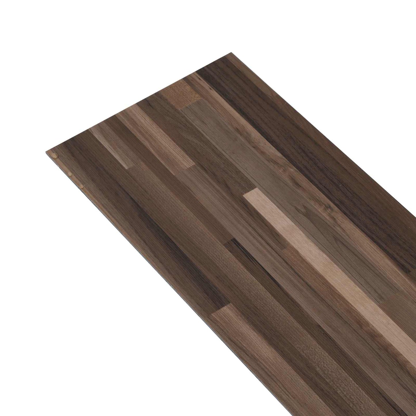 Gulvplanker 5,02 m² 36 pcs PVC Stripete brun