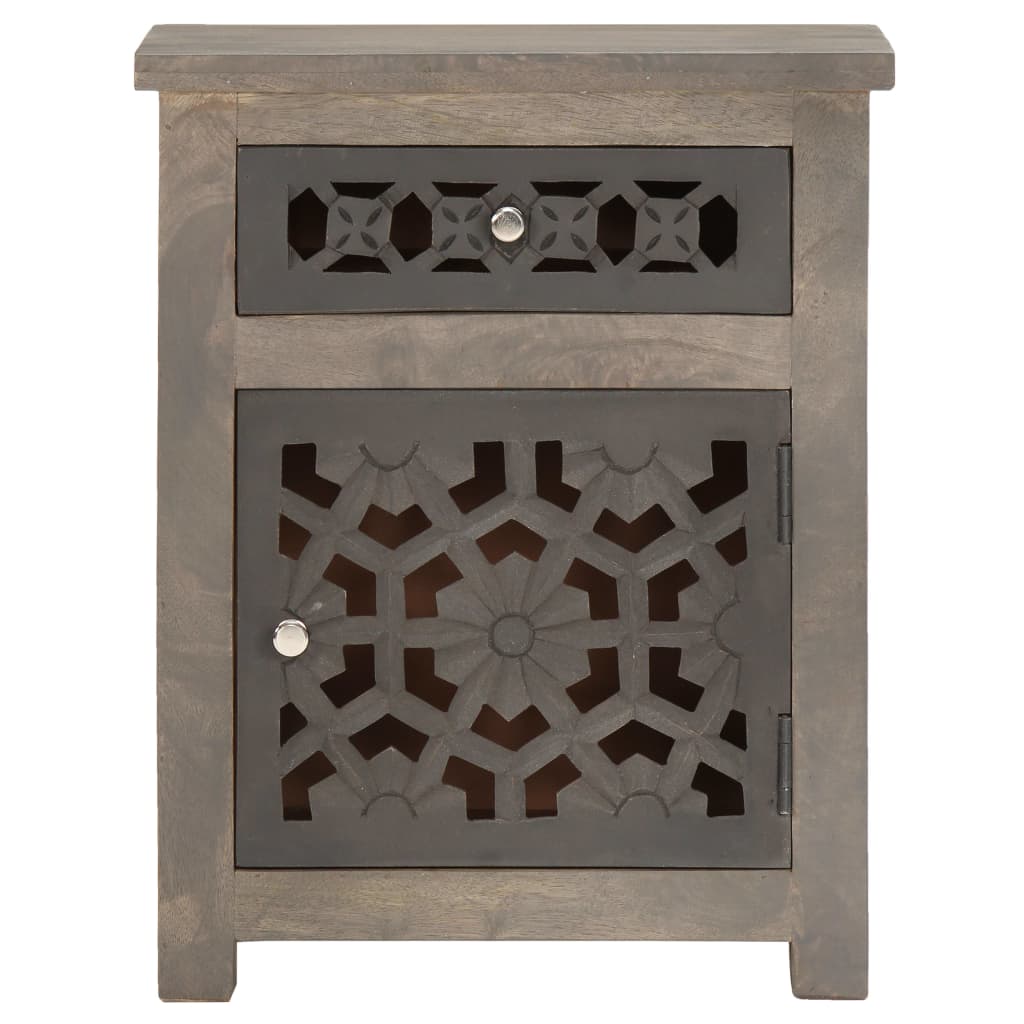 Nattbord 40x30x50 cm heltre mango