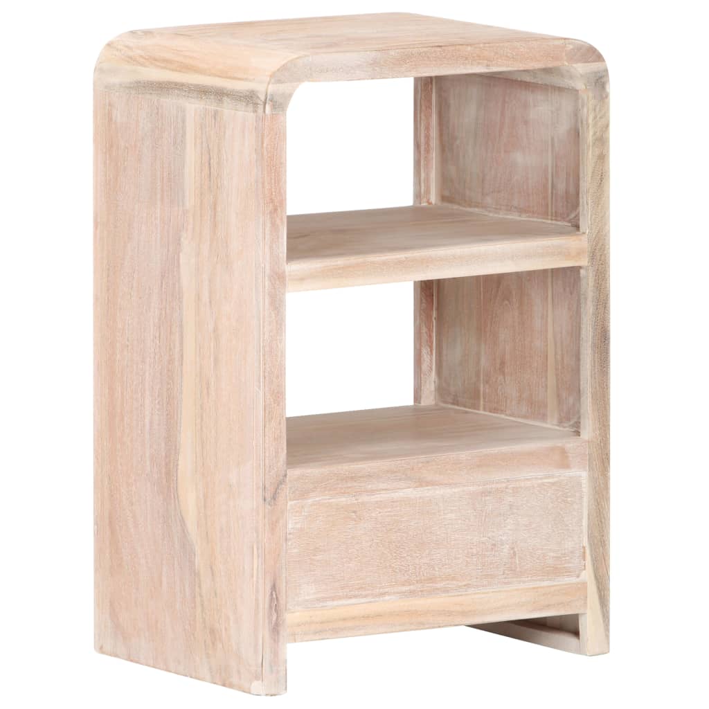 Nattbord 40x30x60 cm heltre akasie
