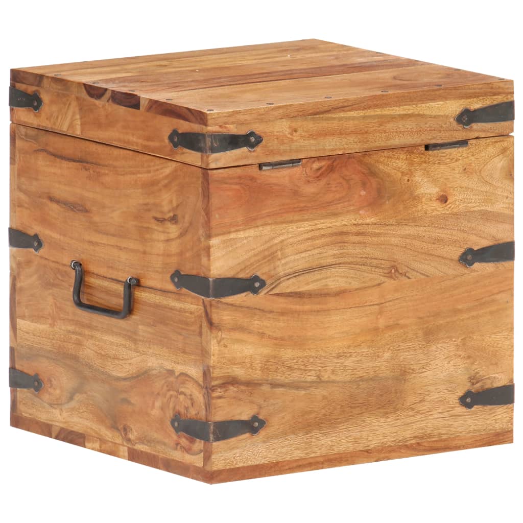Kiste 40x40x40 cm heltre akasie