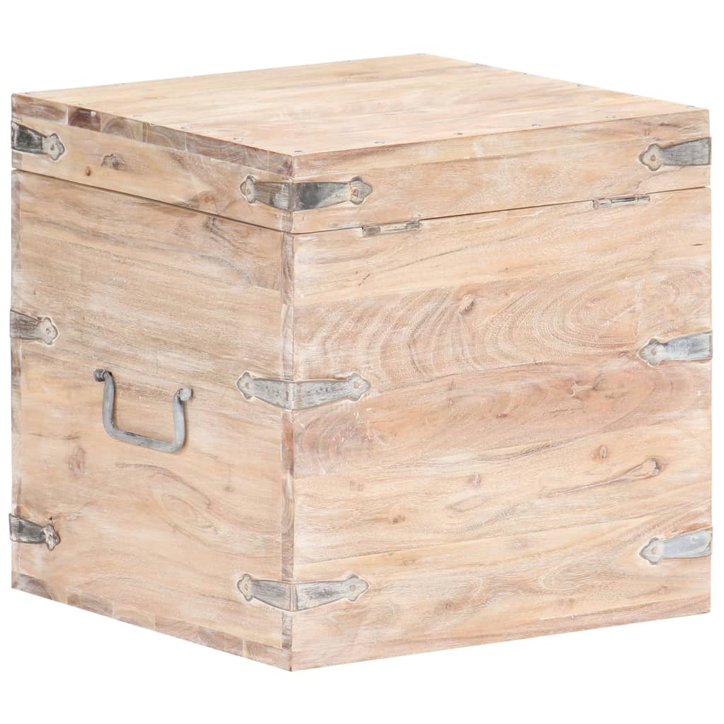 Kiste 40x40x40 cm heltre akasie