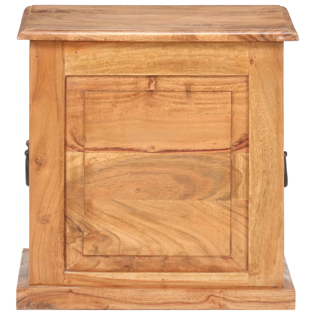 Kiste 40x40x40 cm heltre akasie