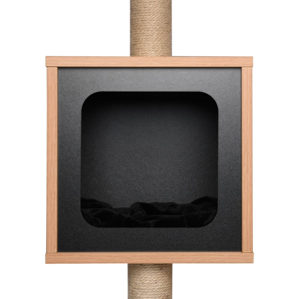 Kattetre med klorematte i sisal 123 cm