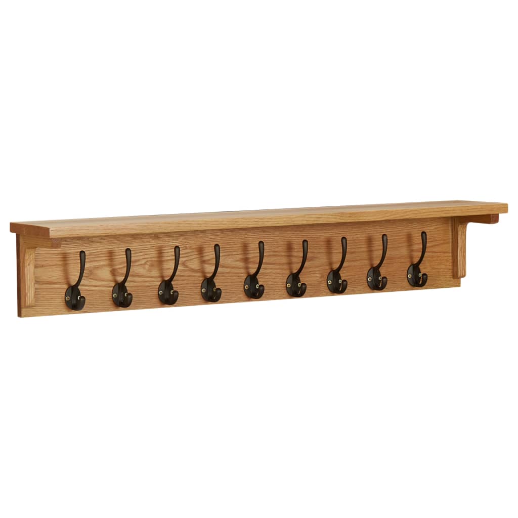 Knaggrekke 90x16x16 cm heltre eik