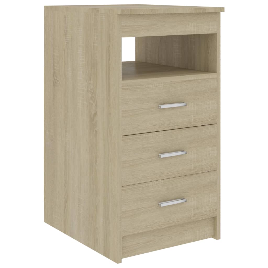 Skrivebord sonoma eik 140x50x76 cm konstruert tre