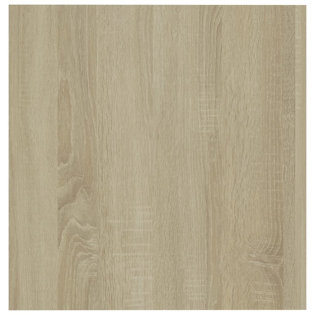 Veggmontert skap sonoma eik 80x39x40 cm konstruert tre
