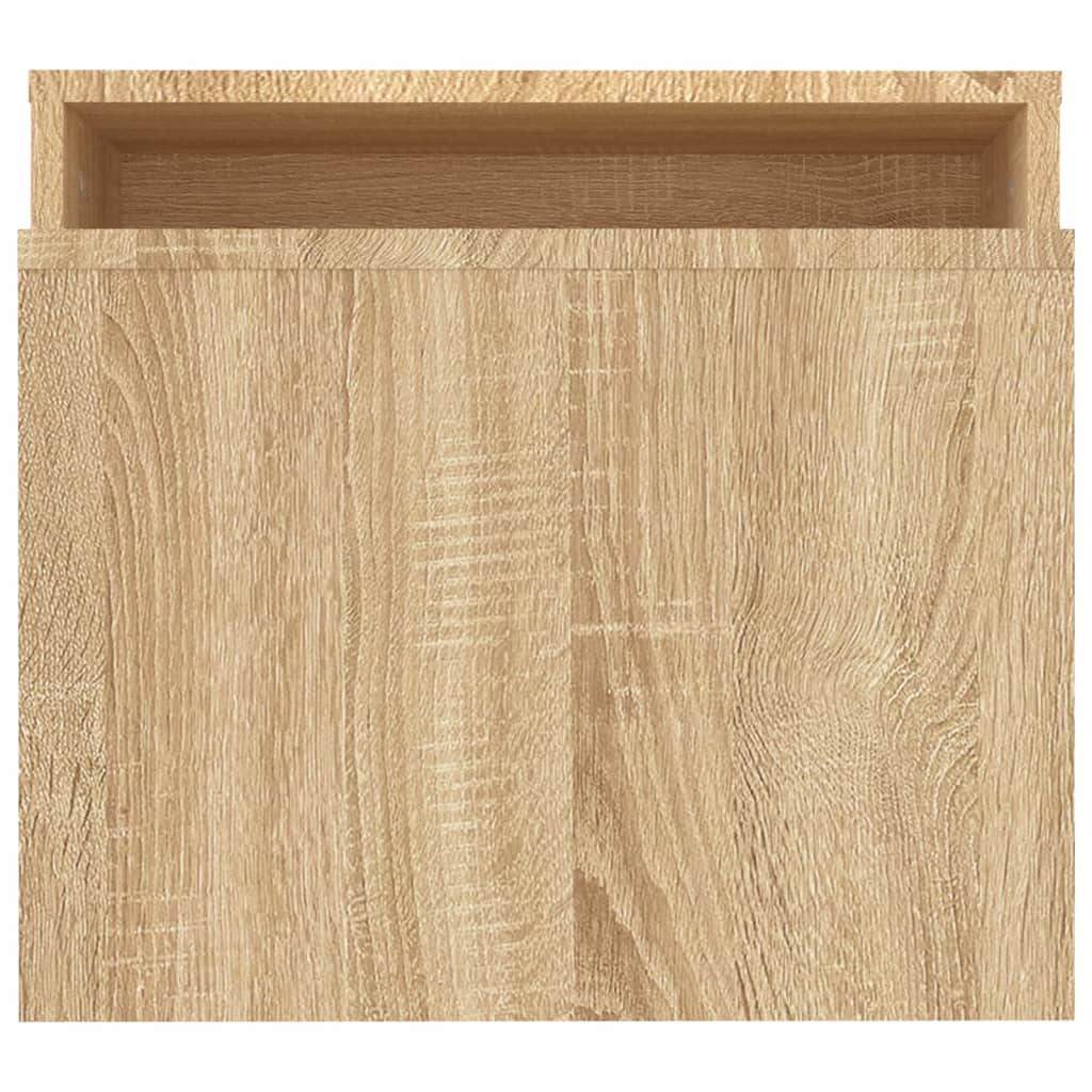 Salongbordsett sonoma eik 100x48x40 cm konstruert tre