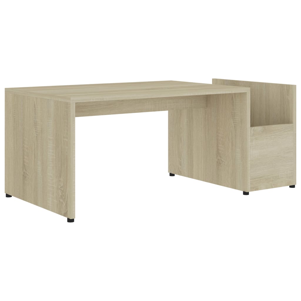 Salongbord sonoma eik 90x45x35 cm konstruert tre