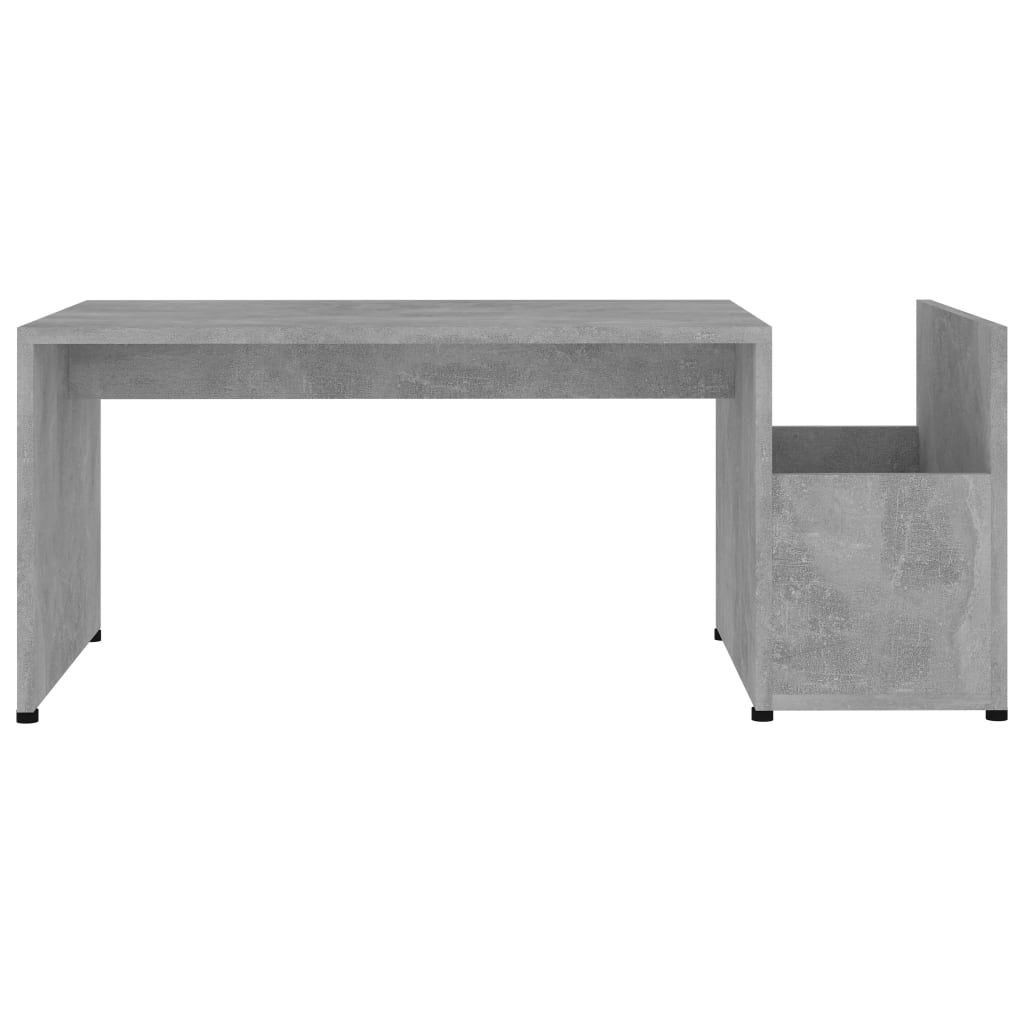 Salongbord betonggrå 90x45x35 cm konstruert tre