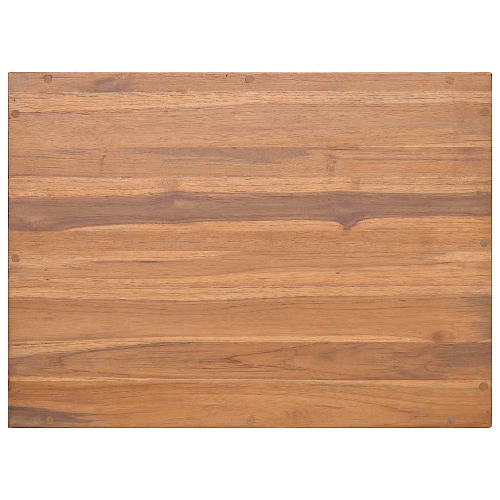 Veggmontert baderomsskap 60x45x30 cm heltre teak