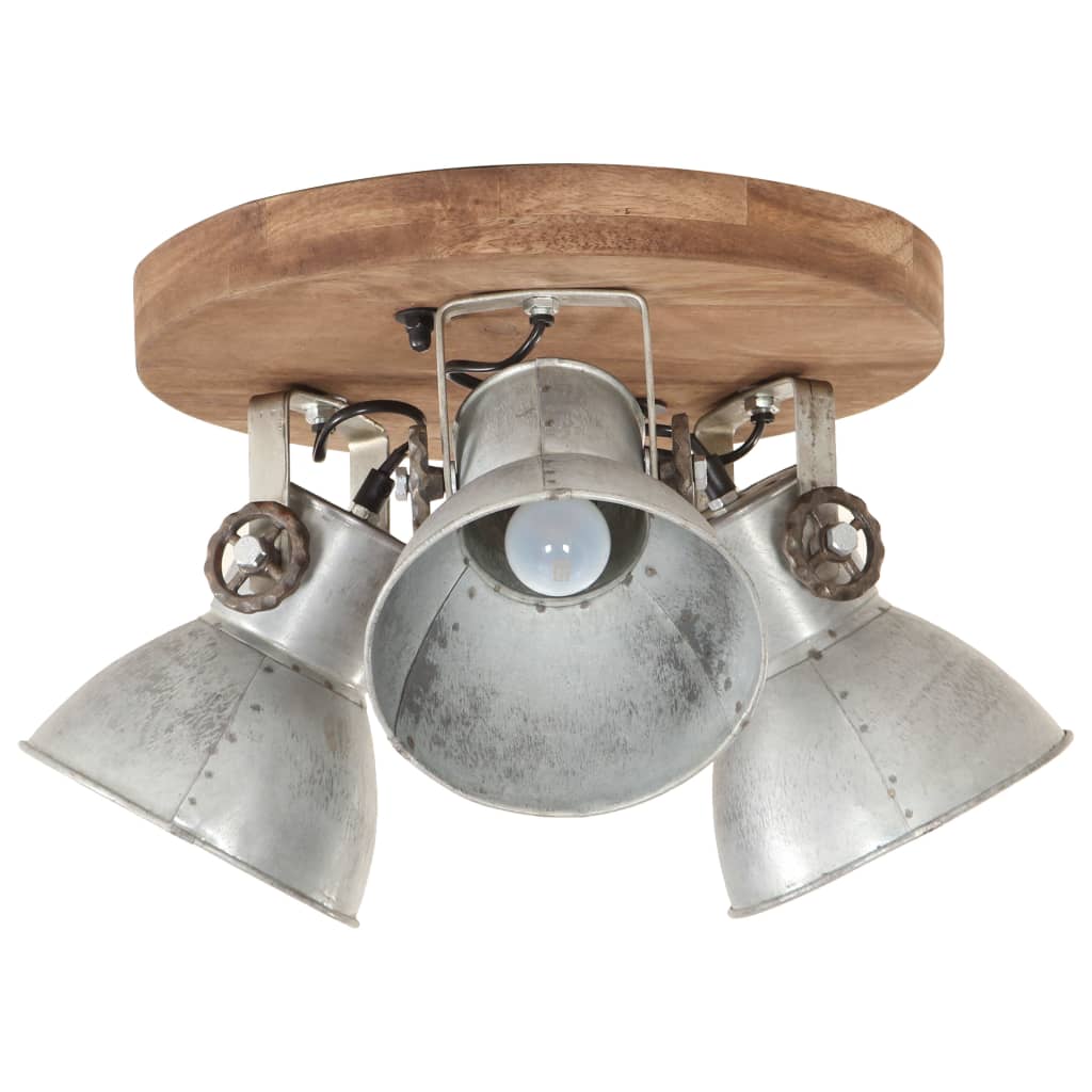Industriell taklampe 25 W sølv 42x27cm E27