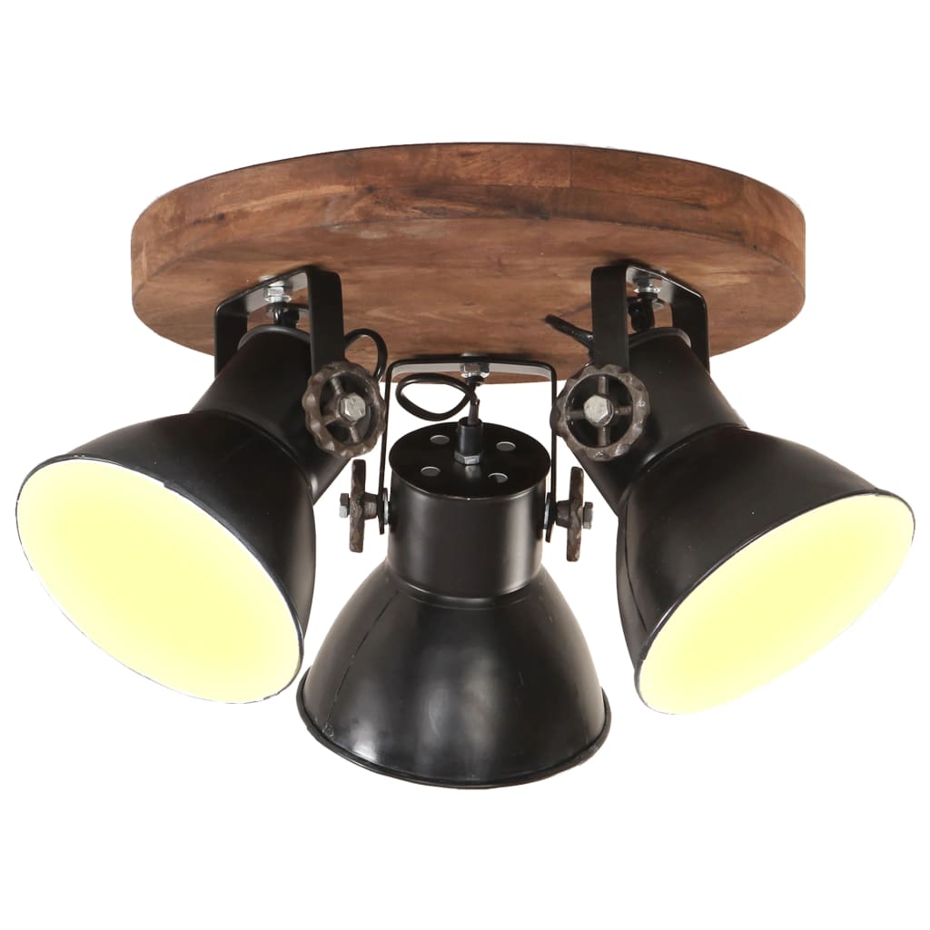 Industriell taklampe 25 W svart 42x27 cm E27